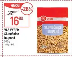 Globus VÁŠ VÝBĚR Slunečnice loupaná nabídka