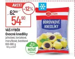 Globus VÁŠ VÝBĚR Ovocné knedlíky nabídka