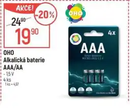 Globus OHO Alkalická baterie AAA/AA nabídka