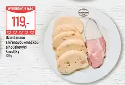 Globus Uzené maso s křenovou omáčkou a houskovými knedlíky nabídka