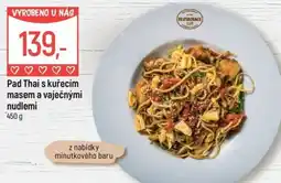 Globus Pad Thai s kuřecím masem a vaječnými nudlemi nabídka