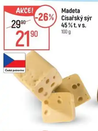 Globus Madeta Císařský sýr 45% t.v.s nabídka