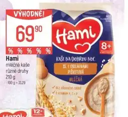 Globus Hami mléčná kaše nabídka