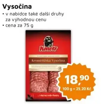 Můjobchod Vysočina nabídka