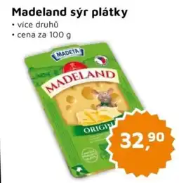 Můjobchod Madeland sýr plátky nabídka