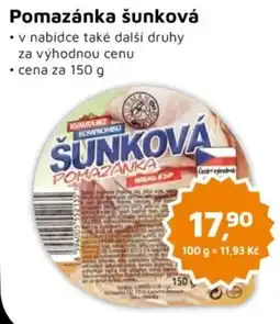 Můjobchod Pomazánka šunková nabídka