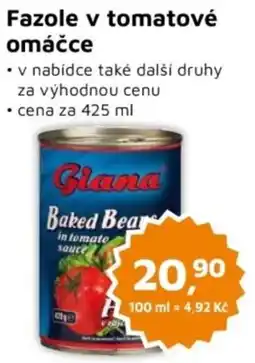 Můjobchod Fazole v tomatové omáčce nabídka