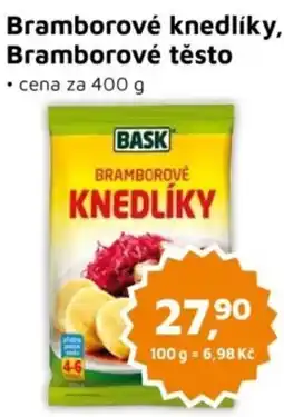 Můjobchod Bramborové knedlíky, bramborové těsto nabídka