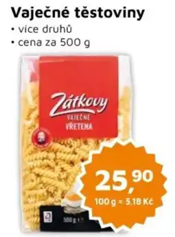Můjobchod Vaječné těstoviny nabídka