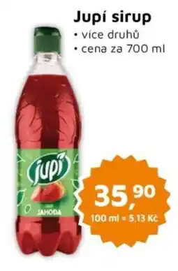 Můjobchod JUPÍ Sirup nabídka