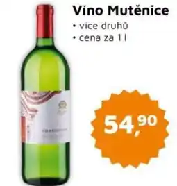 Můjobchod Vino mutěnice nabídka