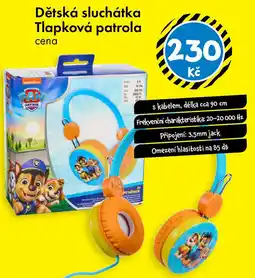 TEDi Dětská sluchátka tlapková patrola nabídka