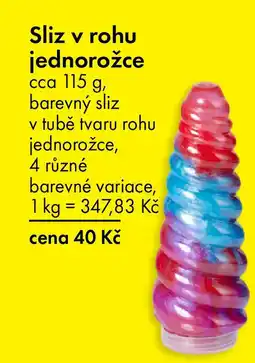TEDi Sliz v rohu jednorožce nabídka