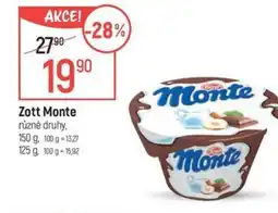 Globus Zott Monte nabídka