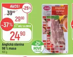 Globus Anglická slanina 98% masa nabídka