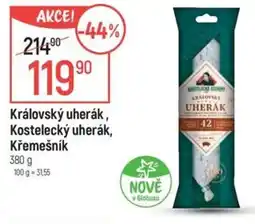 Globus Královský uherák, Kostelecký uherák, Křemešník nabídka