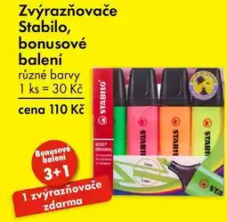 TEDi Zvýrazňovače stabilo, bonusové balení nabídka