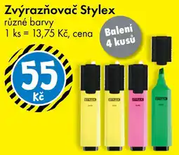 TEDi Zvýrazňovač stylex nabídka
