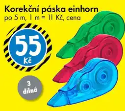 TEDi Korekční páska einhorn nabídka
