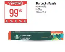 Globus STARBUCKS Kapsle nabídka