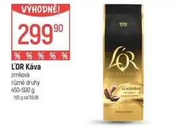 Globus L'OR Káva nabídka