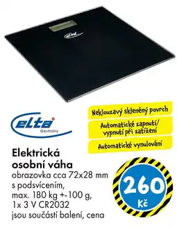 TEDi Elektrická osobní váha nabídka