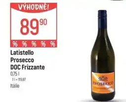 Globus Latistello Prosecco DOC Frizzante nabídka