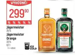 Globus Jägermeister 35% Jägermeister Orange 33% nabídka