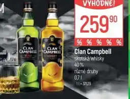 Globus CLAN CAMPBELL nabídka