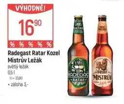 Globus Radegast Ratar Kozel Mistrův Ležák nabídka