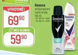 Globus REXONA antiperspirant nabídka