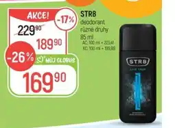 Globus STR8 deodorant nabídka