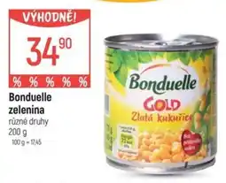 Globus Bonduelle zelenina nabídka