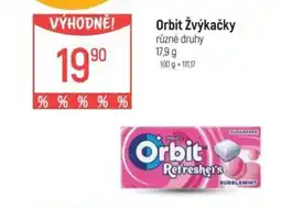 Globus Orbit Žvýkačky nabídka