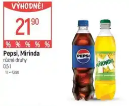 Globus Pepsi, Mirinda nabídka