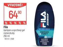 Globus FILA šampon a sprchový gel nabídka