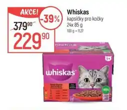 Globus Whiskas kapsičky pro kočky nabídka