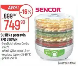 Globus SENCOR Sušička potravin SFD 790WH nabídka