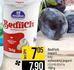 Jip Bedřich jogurt bily ochucený jogurt různé druhy 150 g nabídka