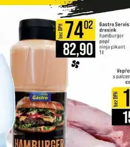 Jip Gastro Servis dresink hamburger pepř ninja pikant 1l nabídka