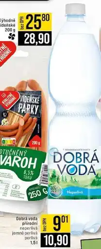 Jip Dobrá voda přírodní neperlivá jemně perlivá perlivá 1.5l nabídka