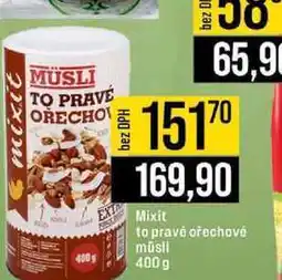 Jip Mixit to pravé ořechové müsli 400 g nabídka