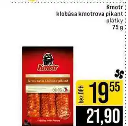 Jip Kmotr klobása kmotrova pikant platky 75g nabídka
