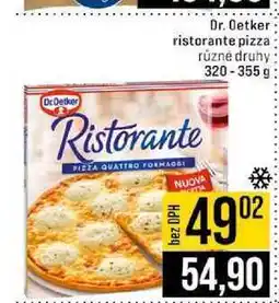 Jip Dr. Oetker ristorante pizza různé druhy 320-355g nabídka