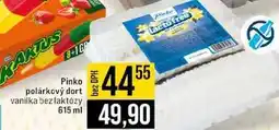 Jip Pinko polárkový dort vanilka bez laktózy 615 ml nabídka