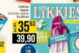 Jip Likkies nanuk borůvka, kokos 5x84 ml nabídka