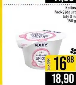 Jip Kolios řecký jogurt bilý 0% 150 g nabídka
