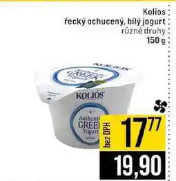Jip Kolios řecký ochucený bílý jogurt různé druhy 150 g nabídka