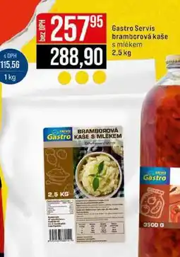 Jip Gastro Servis bramborová kaše s mlékem 2,5 kg nabídka
