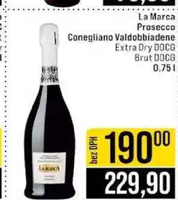Jip La Marca Prosecco Conegliano Valdobbiadene Extra Dry DOCG Brut DOCG 0,75l nabídka